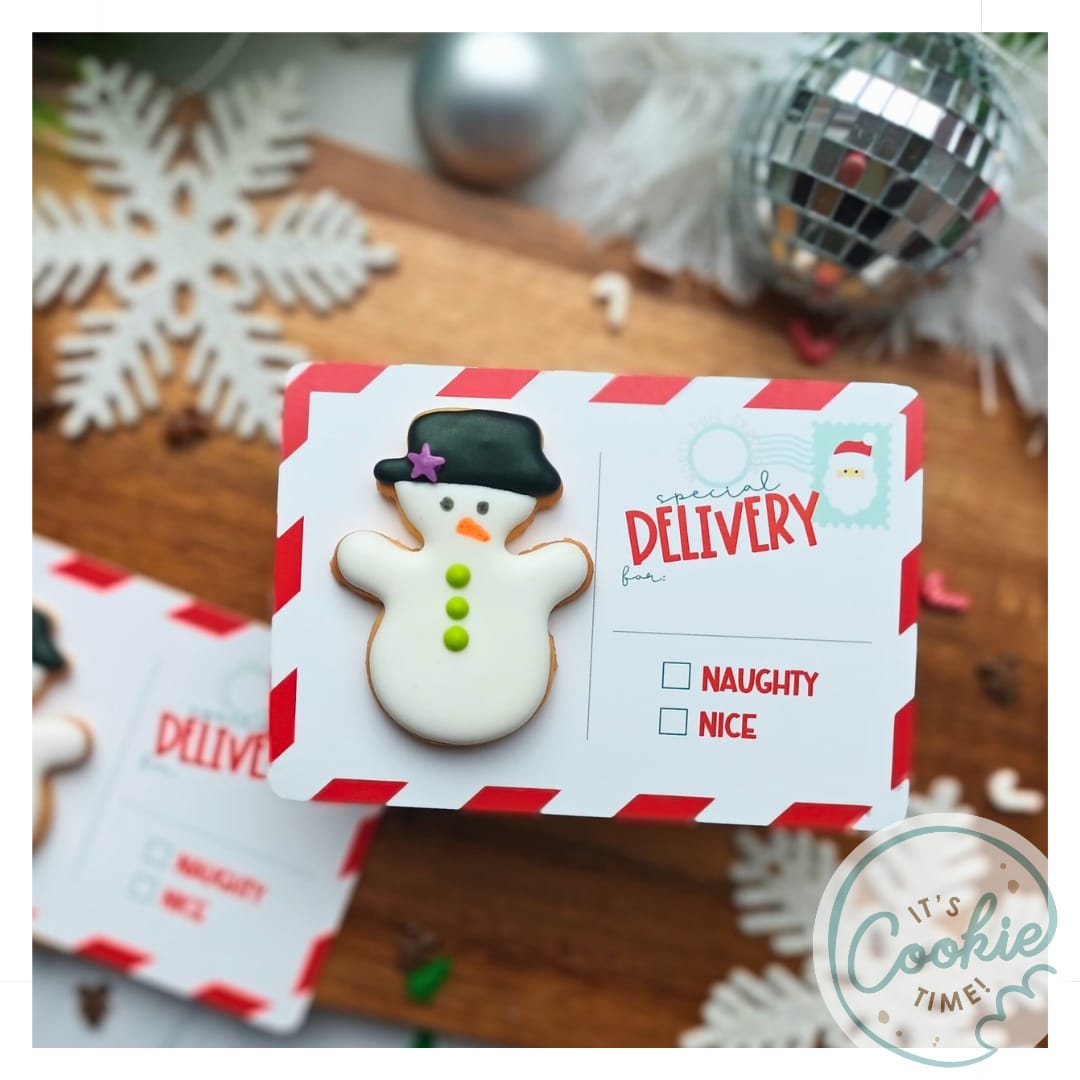 Cookie Card - Snowman