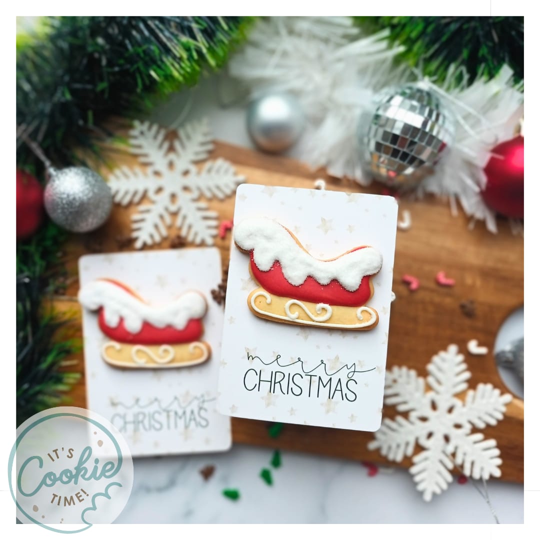 Cookie Card - Santa's Sleigh